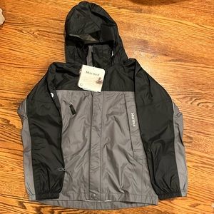 NEW with Tags Marmot PreCip Eco Rain Jacket Boys M